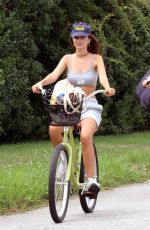 EMILY RATAJKOWSKI at a Bike Ride in The Hamptons 08/11/2020