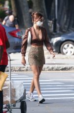 EMILY RATAJKOWSKI in a Skirt Out in New York 07/31/2020