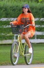 EMILY RATAJKOWSKI on a Bike Ride Out in The Hamptons 08/06/2020