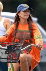 EMILY RATAJKOWSKI on a Bike Ride Out in The Hamptons 08/06/2020