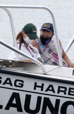 EMILY RATAJKOWSKI on a Boat in Long Island 08/12/2020