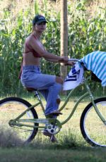 EMILY RATAJKOWSKI Out for a Bike Ride in The Hamptons 08/05/2020