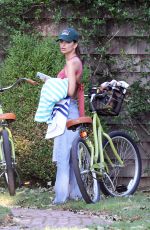 EMILY RATAJKOWSKI Out for a Bike Ride in The Hamptons 08/05/2020
