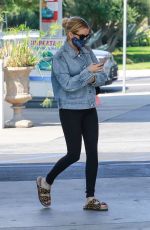 EMMA ROBERTS at a Gas Station in Los Feliz 08/25/2020