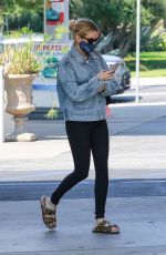 EMMA ROBERTS at a Gas Station in Los Feliz 08/25/2020