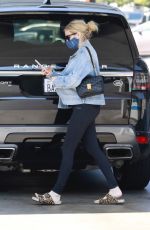 EMMA ROBERTS at a Gas Station in Los Feliz 08/25/2020