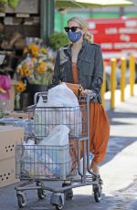 EMMA ROBERTS Out Shopping in Los Angeles 08/15/2020