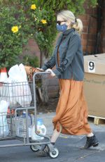 EMMA ROBERTS Out Shopping in Los Angeles 08/15/2020