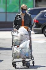 EMMA ROBERTS Out Shopping in Los Angeles 08/15/2020