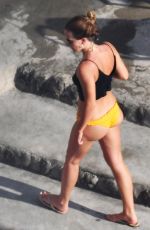 EMMA WATSON in Bikini at a Beach in Italy 08/04/2020