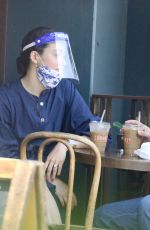EMMY ROSSUM Out and About in Los Angeles 08/22/2020