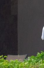 EVA LONGORIA in a White Swimsuit in Cabo San Lucas 08/25/2020