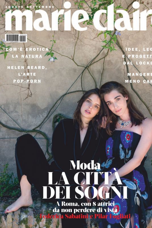 FEDERICA SABATINI and PILAR FOGLIATI in Marie Claire Magazine, Italy August 2020