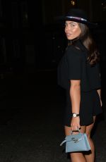 FRACESCA ALLEN Leaves Amazonico Restaurant in London 08/20/2020