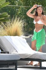 FRANCESCA ALLEN in Bikini at a Pool in France 08/12/2020