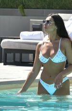 FRANCESCA ALLEN in Bikini at a Pool in France 08/12/2020