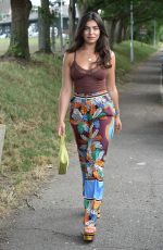 FRANCESCA ALLEN Out and About in Chigwell 08/01/2020