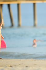 FRANCESCA FARAGO and CASEY BOONSTRA in Bikinis at a Beach 08/18/2020