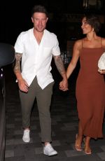 FRANKIE BRIDGE Leaves Sexy Fish Restaurant in London 08/05/2020