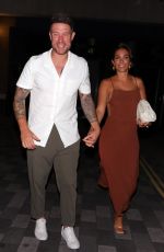 FRANKIE BRIDGE Leaves Sexy Fish Restaurant in London 08/05/2020