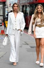 FRANKIE SIMS on the Set of The Only Way Is Essex in London 08/16/2020