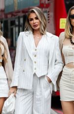 FRANKIE SIMS on the Set of The Only Way Is Essex in London 08/16/2020