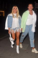 GABBY ALLEN and Brandon Myers Night Out in London 08/21/2020