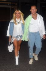 GABBY ALLEN and Brandon Myers Night Out in London 08/21/2020