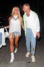 GABBY ALLEN and Brandon Myers Night Out in London 08/21/2020