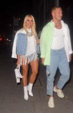 GABBY ALLEN and Brandon Myers Night Out in London 08/21/2020