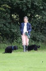 GEMMA ATKINSON Out with Her Dog at a Park in Manchester 08/03/2020