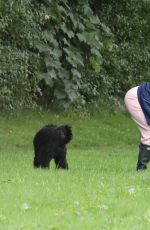GEMMA ATKINSON Out with Her Dog at a Park in Manchester 08/03/2020