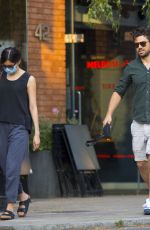 GEMMA CHAN and Dominic Cooper Out Shopping in London 08/12/2020