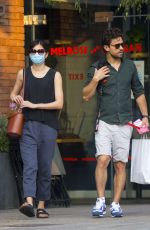 GEMMA CHAN and Dominic Cooper Out Shopping in London 08/12/2020