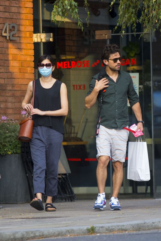 GEMMA CHAN and Dominic Cooper Out Shopping in London 08/12/2020