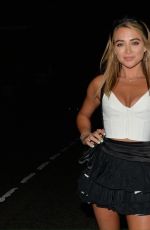 GEORGIA HARRISON Leaving Sexy Fish Restaurant in London 08/19/2020