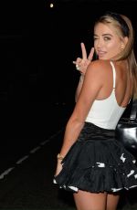 GEORGIA HARRISON Leaving Sexy Fish Restaurant in London 08/19/2020