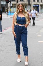 GEORGIA KOUSOULOU on the Set of The Only Way Is Essex in London 08/16/2020