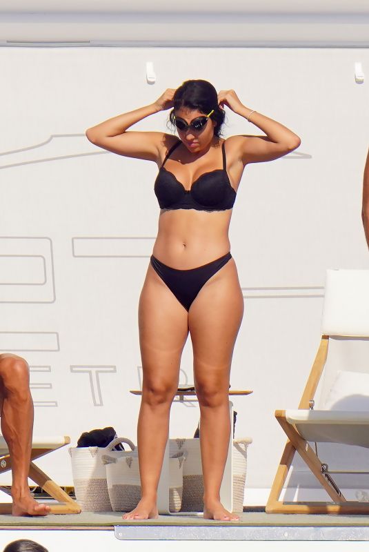 GEORGINA RODRIGUEZ in Bikini at a Yacht in France 08/13/2020