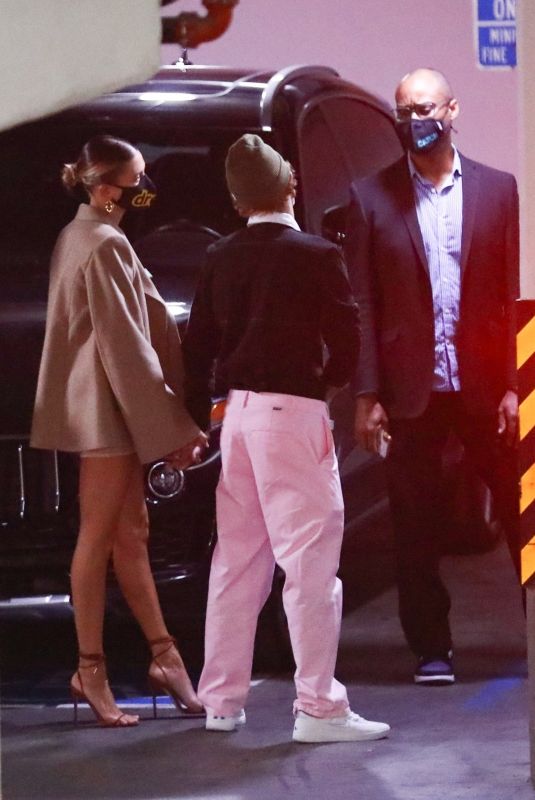 HAILEY and Justin BIEBER at Catch LA in West Hollywood 08/16/2020