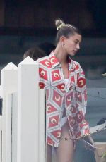HAILEY BIEBER and KENDALL JENNER at a Beach House in Malibu 08/21/2020