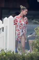 HAILEY BIEBER and KENDALL JENNER at a Beach House in Malibu 08/21/2020