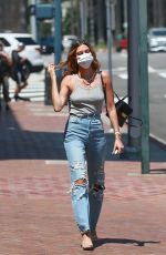 HAILEY BIEBER Heading to a Medical Building in Beverly Hills 08/24/2020