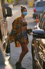 HAILEY BIEBER Leaves a Studio in Los Angeles 08/18/2020