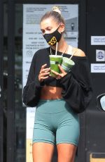 HAILEY BIEBER Out for Green Juices After Workout in West Hollywood 08/17/2020
