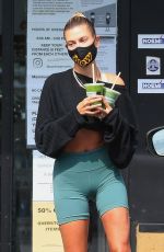 HAILEY BIEBER Out for Green Juices After Workout in West Hollywood 08/17/2020
