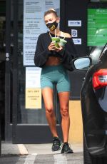 HAILEY BIEBER Out for Green Juices After Workout in West Hollywood 08/17/2020