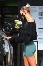 HAILEY BIEBER Out for Green Juices After Workout in West Hollywood 08/17/2020