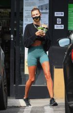 HAILEY BIEBER Out for Green Juices After Workout in West Hollywood 08/17/2020