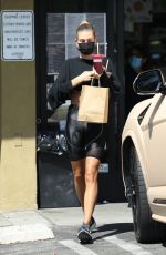 HAILEY BIEBER Out for Juice in West Hollywood 08/28/2020